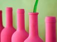 Spray-Painting Mason Jars